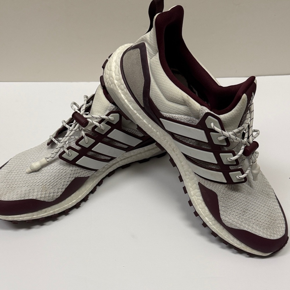 Adidas /Maroon Texas A&M Aggies Ultraboost 10 Running Shoe, Size 12.5 - Picture 4 of 11